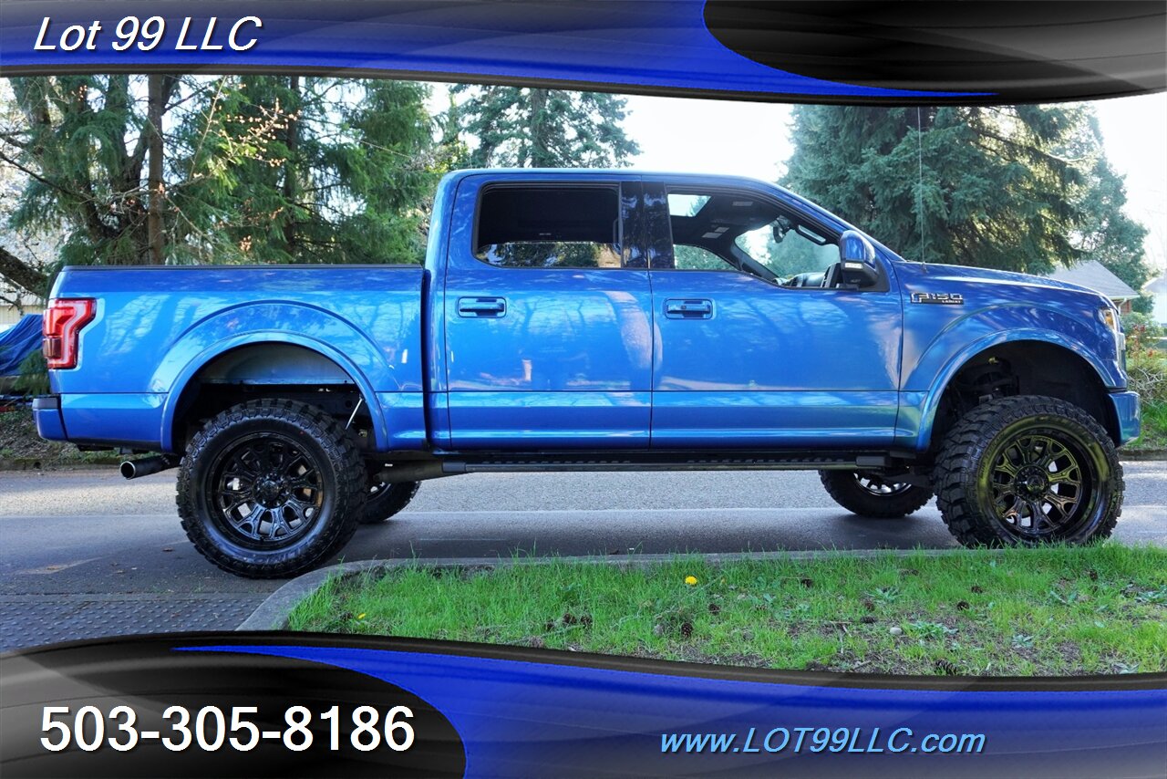 2015 Ford F-150 Lariat 4X4 V6 Ecoboost Heated Leather Pano roof  NEW 6 " LIFT BLACK 20 Wheels NEW OFF ROAD TIRES - Photo 9 - Milwaukie, OR 97267