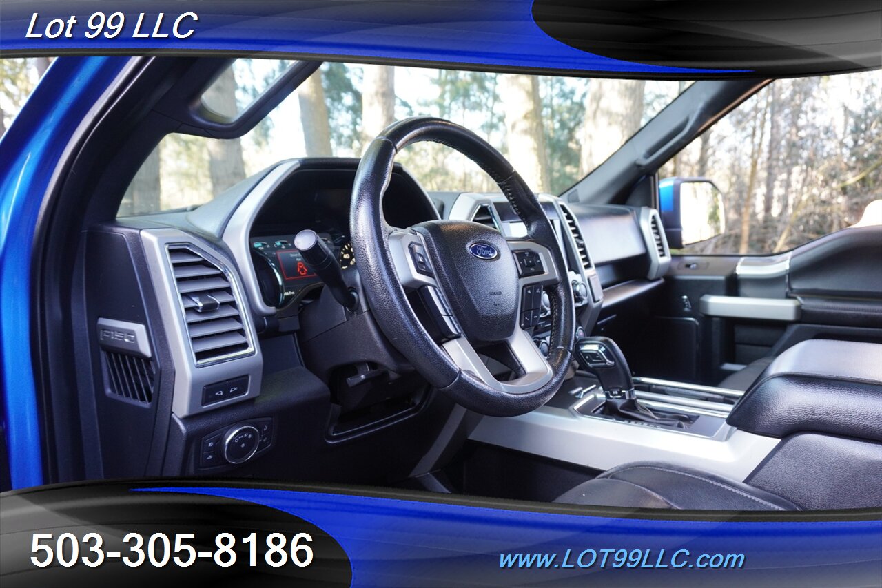 2015 Ford F-150 Lariat 4X4 V6 Ecoboost Heated Leather Pano roof  NEW 6 " LIFT BLACK 20 Wheels NEW OFF ROAD TIRES - Photo 13 - Milwaukie, OR 97267