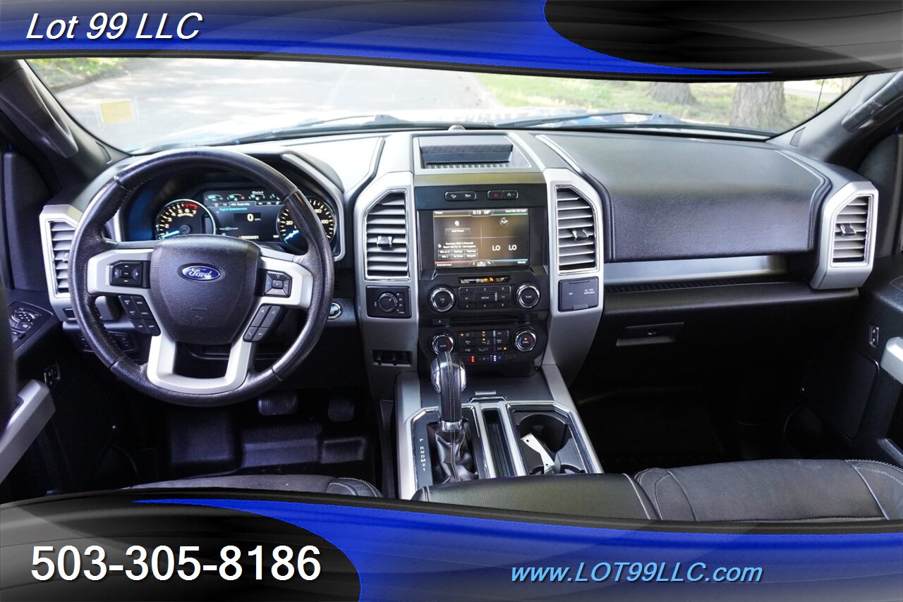 2015 Ford F-150 Lariat 4X4 V6 Ecoboost Heated Leather Pano roof  NEW 6 " LIFT BLACK 20 Wheels NEW OFF ROAD TIRES - Photo 2 - Milwaukie, OR 97267