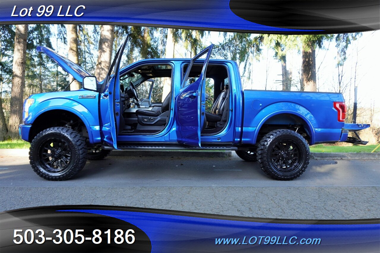 2015 Ford F-150 Lariat 4X4 V6 Ecoboost Heated Leather Pano roof  NEW 6 " LIFT BLACK 20 Wheels NEW OFF ROAD TIRES - Photo 29 - Milwaukie, OR 97267