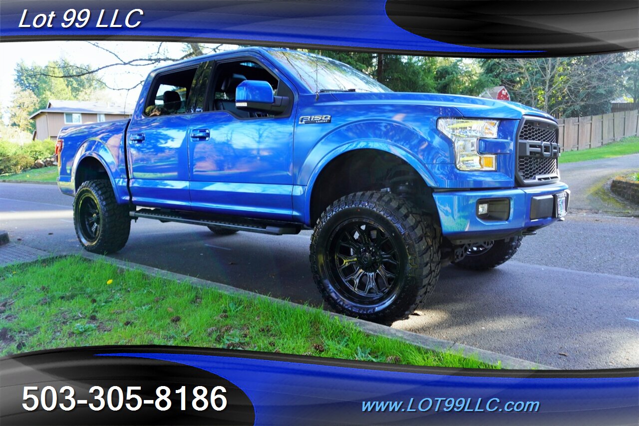 2015 Ford F-150 Lariat 4X4 V6 Ecoboost Heated Leather Pano roof  NEW 6 " LIFT BLACK 20 Wheels NEW OFF ROAD TIRES - Photo 8 - Milwaukie, OR 97267