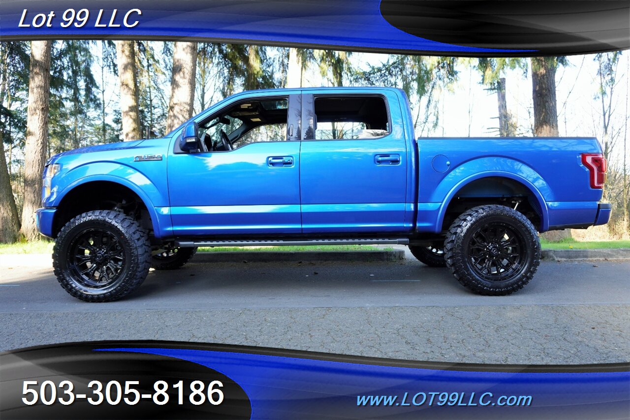 2015 Ford F-150 Lariat 4X4 V6 Ecoboost Heated Leather Pano roof  NEW 6 " LIFT BLACK 20 Wheels NEW OFF ROAD TIRES - Photo 1 - Milwaukie, OR 97267