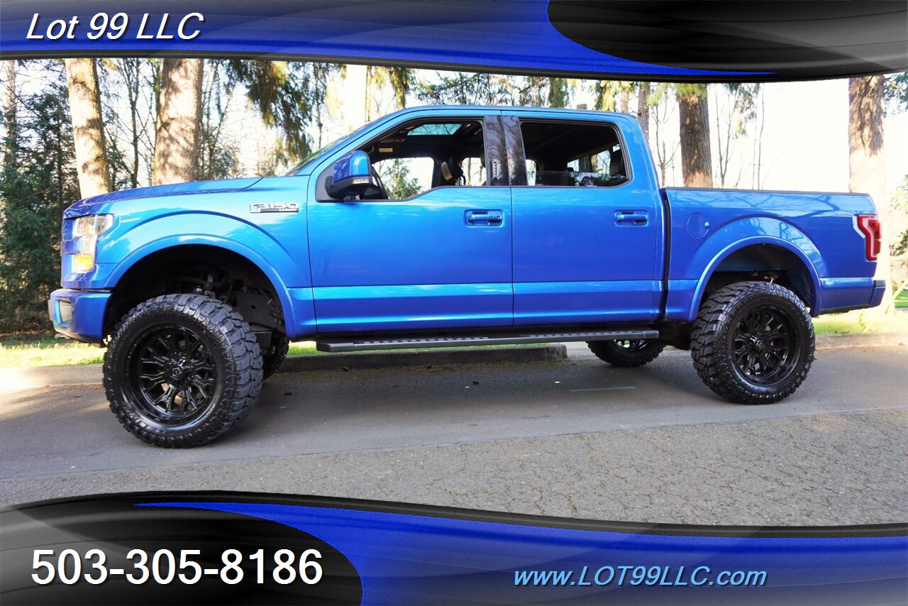 2015 Ford F-150 Lariat 4X4 V6 Ecoboost Heated Leather Pano roof  NEW 6 " LIFT BLACK 20 Wheels NEW OFF ROAD TIRES - Photo 6 - Milwaukie, OR 97267
