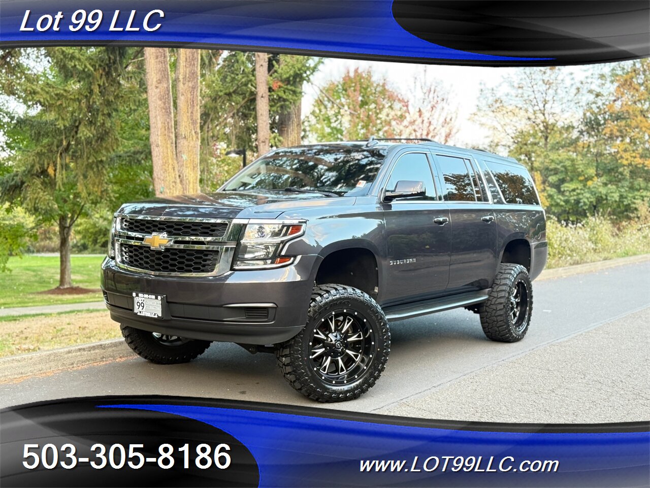 2016 Chevrolet Suburban LT 4x4 99k Lifted Leather New 35 " Tires - Photo 34 - Milwaukie, OR 97267
