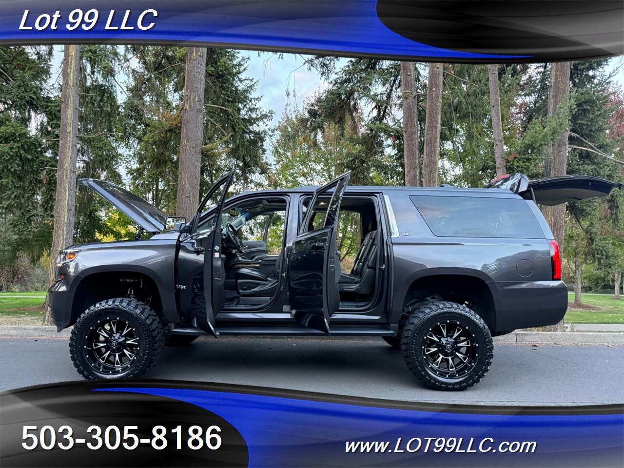 2016 Chevrolet Suburban LT 4x4 99k Lifted Leather New 35 " Tires - Photo 27 - Milwaukie, OR 97267