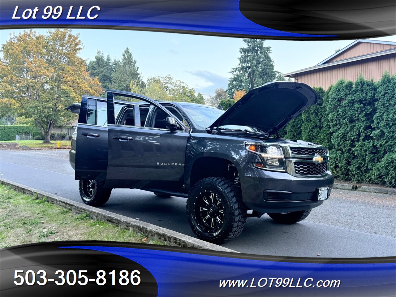 2016 Chevrolet Suburban LT 4x4 99k Lifted Leather New 35 " Tires - Photo 77 - Milwaukie, OR 97267