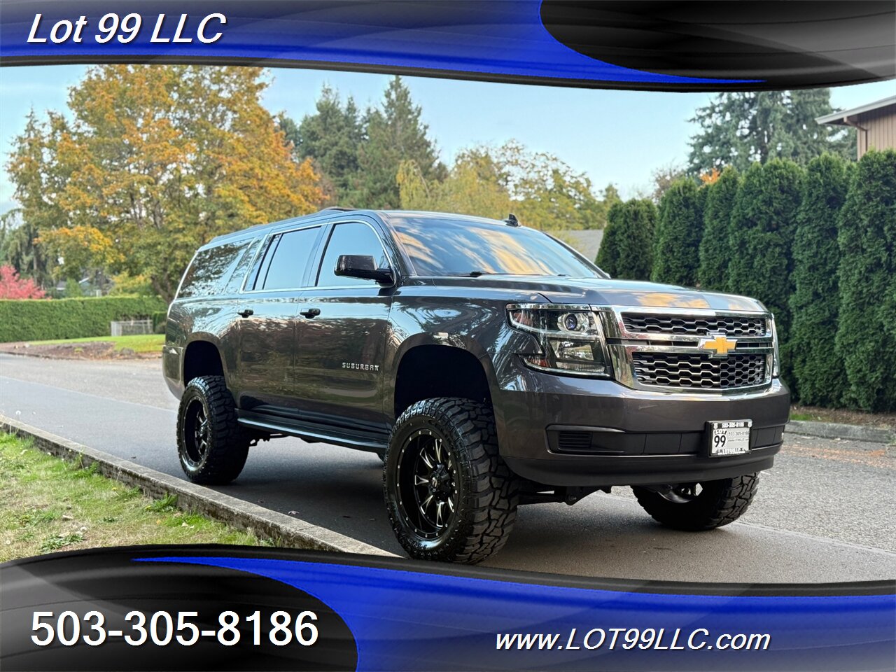 2016 Chevrolet Suburban LT 4x4 99k Lifted Leather New 35 " Tires - Photo 9 - Milwaukie, OR 97267