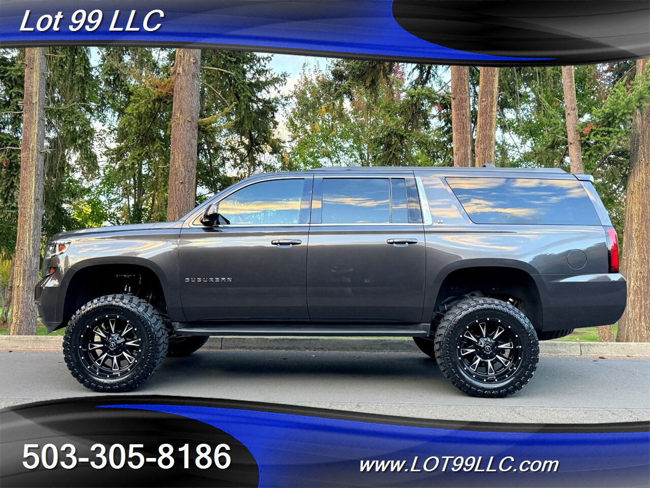 2016 Chevrolet Suburban LT 4x4 99k Lifted Leather New 35 " Tires - Photo 1 - Milwaukie, OR 97267