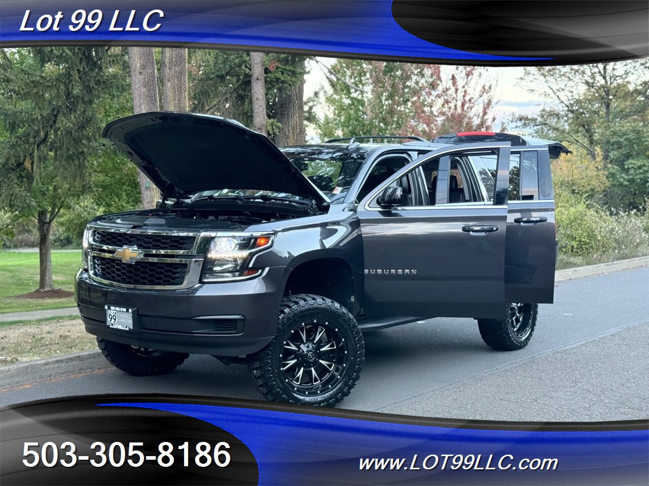 2016 Chevrolet Suburban LT 4x4 99k Lifted Leather New 35 " Tires - Photo 74 - Milwaukie, OR 97267