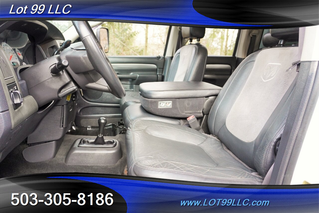 2004 Dodge Ram 3500 Laramie 5.9L Cummins 111K Leather Canopy NO RUST   - Photo 14 - Milwaukie, OR 97267