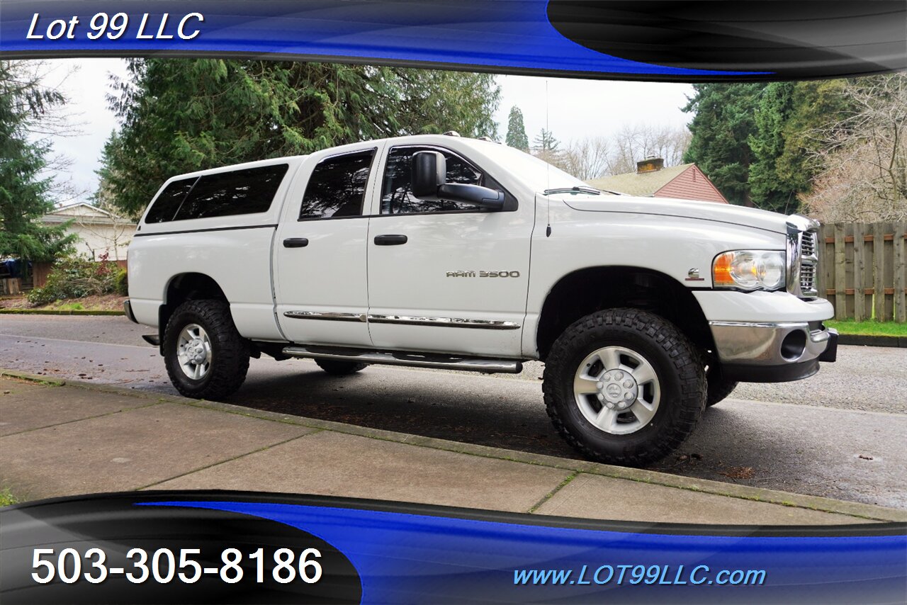 2004 Dodge Ram 3500 Laramie 5.9L Cummins 111K Leather Canopy NO RUST   - Photo 7 - Milwaukie, OR 97267