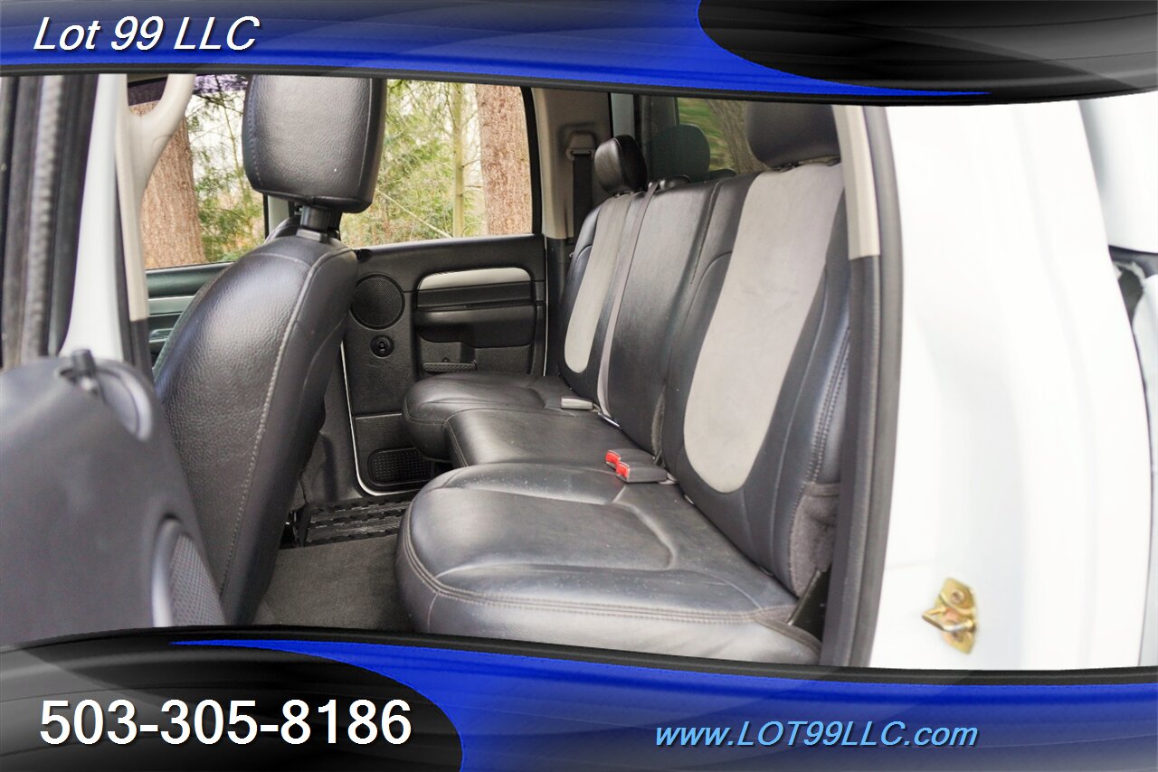 2004 Dodge Ram 3500 Laramie 5.9L Cummins 111K Leather Canopy NO RUST   - Photo 15 - Milwaukie, OR 97267
