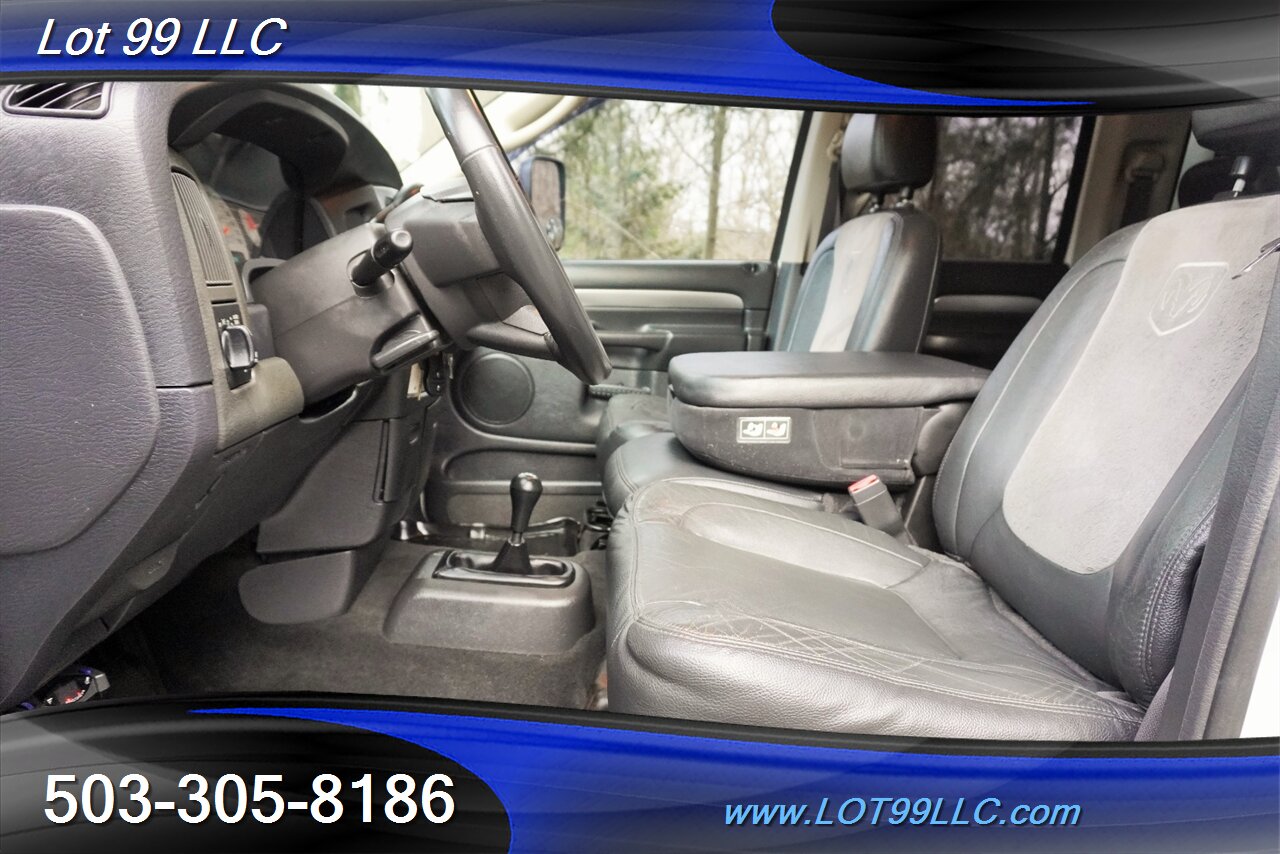 2004 Dodge Ram 3500 Laramie 5.9L Cummins 111K Leather Canopy NO RUST   - Photo 13 - Milwaukie, OR 97267