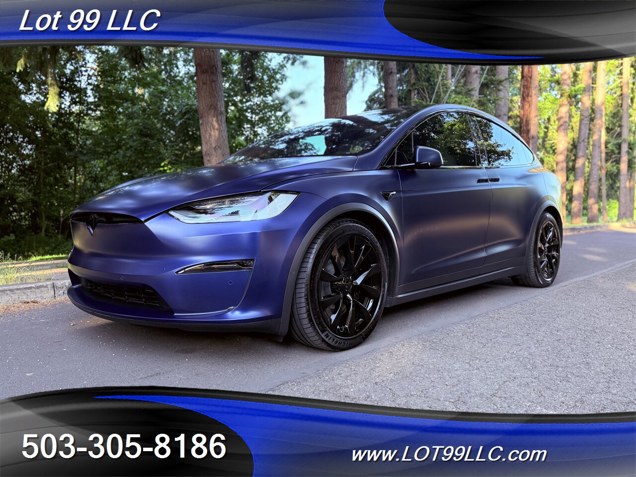 2022 Tesla Model X Plaid Full Matte PPF 1020hp AWD 1-Owner *Full Matte PPF* 6 Passenger Self Driving - Photo 2 - Milwaukie, OR 97267