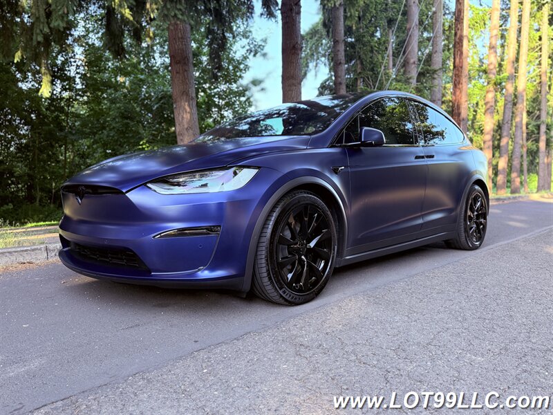 2022 Tesla Model X Plaid Full Matte PPF 1020hp AWD 1-Owner  *Full Matte PPF* 6 Passenger Self Driving