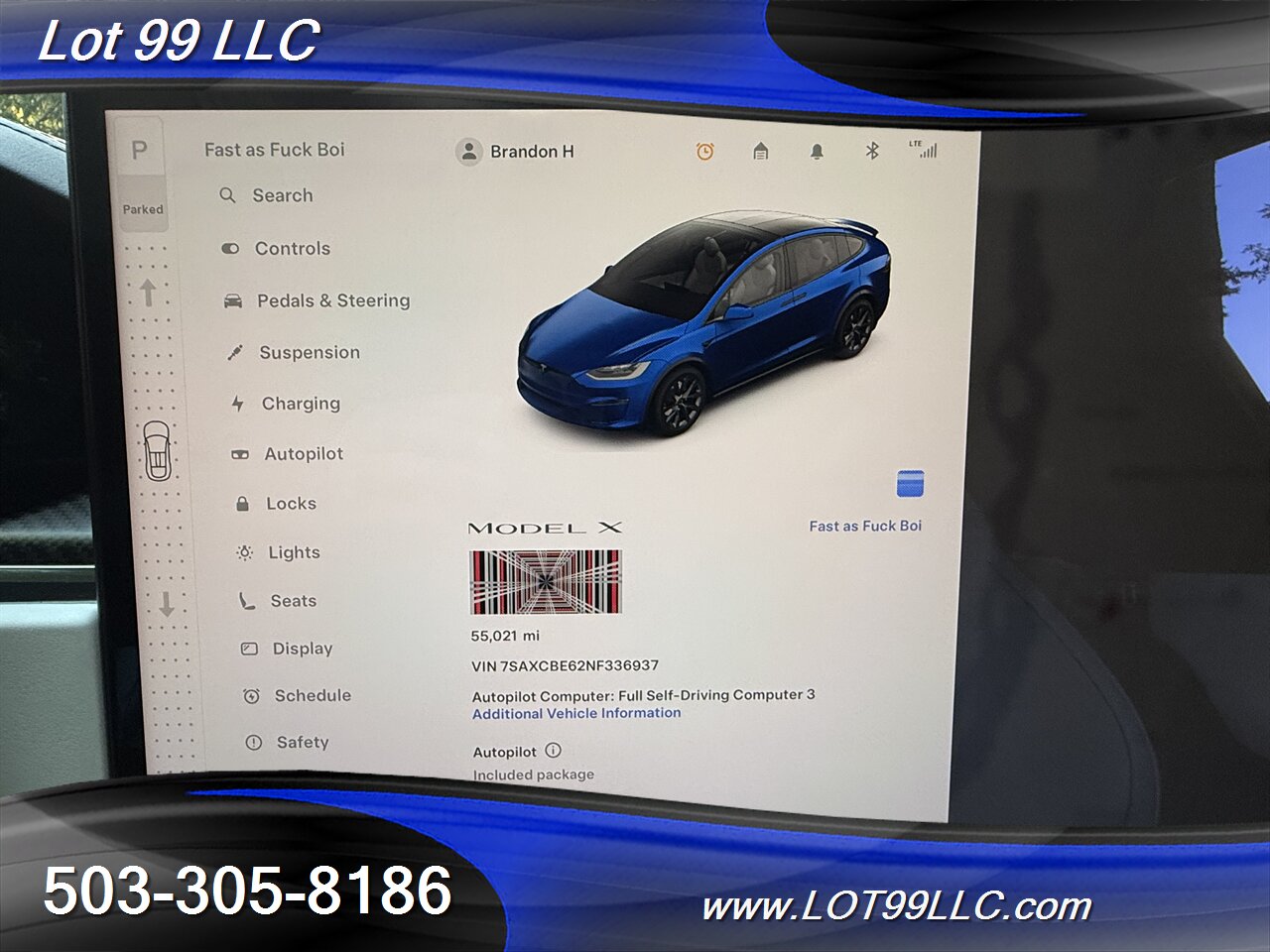 2022 Tesla Model X Plaid Full Matte PPF 1020hp AWD 1-Owner *Full Matte PPF* 6 Passenger Self Driving - Photo 33 - Milwaukie, OR 97267
