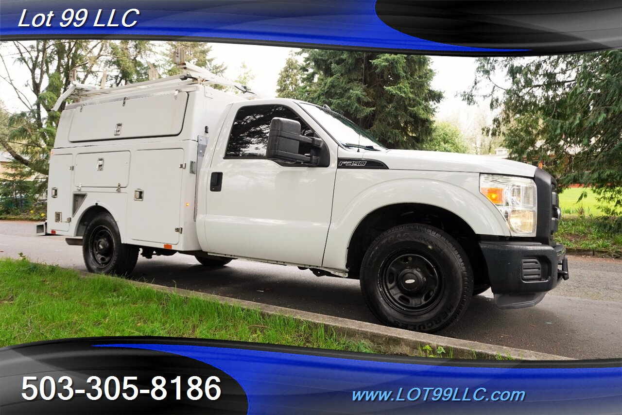 2013 Ford F-350 Super Duty XL Single Cab V8 6.2L Auto 44K SERVICE BED 8X6  Compartment Drawers External Tool Storage Generator - Photo 11 - Milwaukie, OR 97267