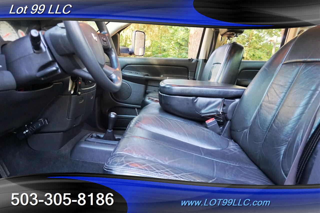 2004 Dodge Ram 2500 Laramie 4X4 5.9L Cummins Heated Leather NEW TIRES   - Photo 13 - Milwaukie, OR 97267
