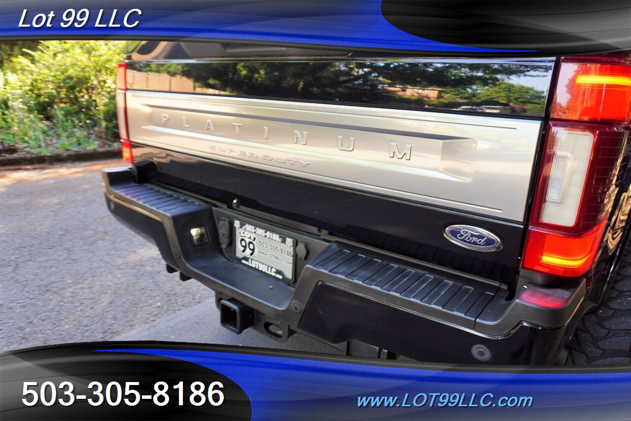 2021 Ford F-350 Platinum 4X4 6.7L POWER STROKE Heated AC Leather Seats Pano Roof LIFTED 22 Wheels New 40 Tires - Photo 36 - Milwaukie, OR 97267