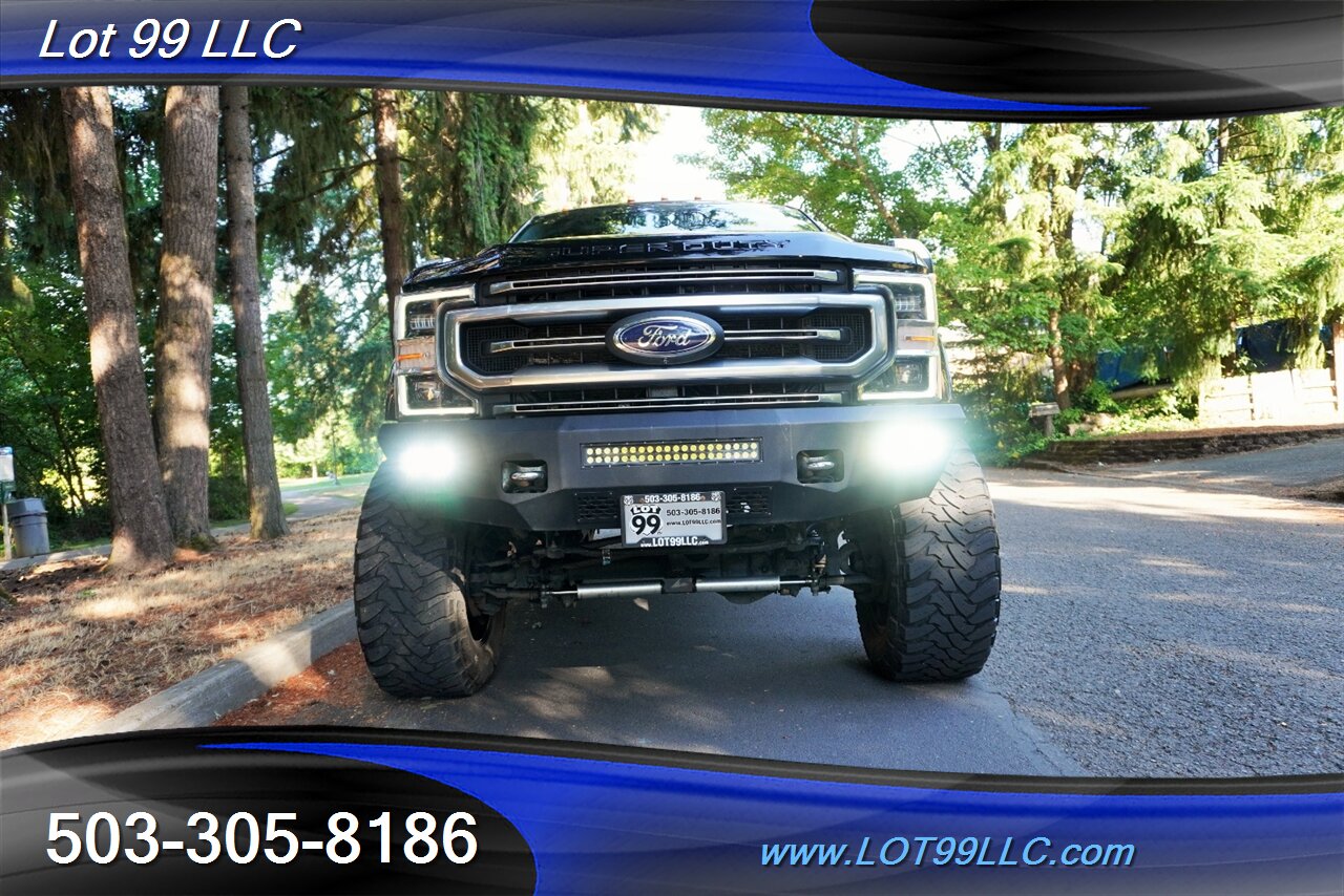 2021 Ford F-350 Platinum 4X4 6.7L POWER STROKE Heated AC Leather Seats Pano Roof LIFTED 22 Wheels New 40 Tires - Photo 6 - Milwaukie, OR 97267