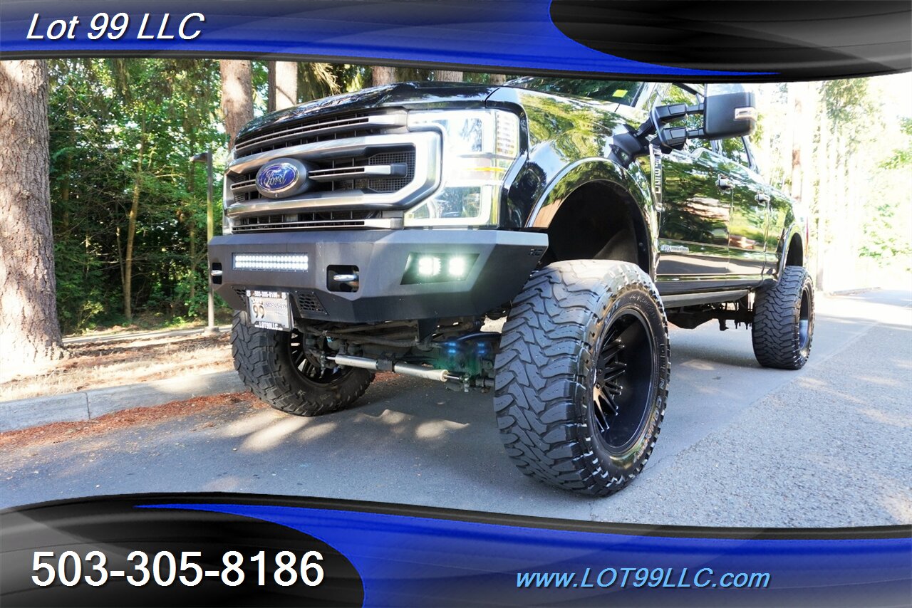 2021 Ford F-350 Platinum 4X4 6.7L POWER STROKE Heated AC Leather Seats Pano Roof LIFTED 22 Wheels New 40 Tires - Photo 45 - Milwaukie, OR 97267