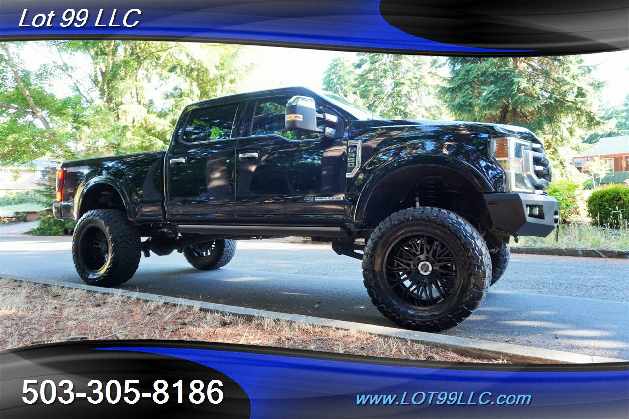 2021 Ford F-350 Platinum 4X4 6.7L POWER STROKE Heated AC Leather Seats Pano Roof LIFTED 22 Wheels New 40 Tires - Photo 7 - Milwaukie, OR 97267