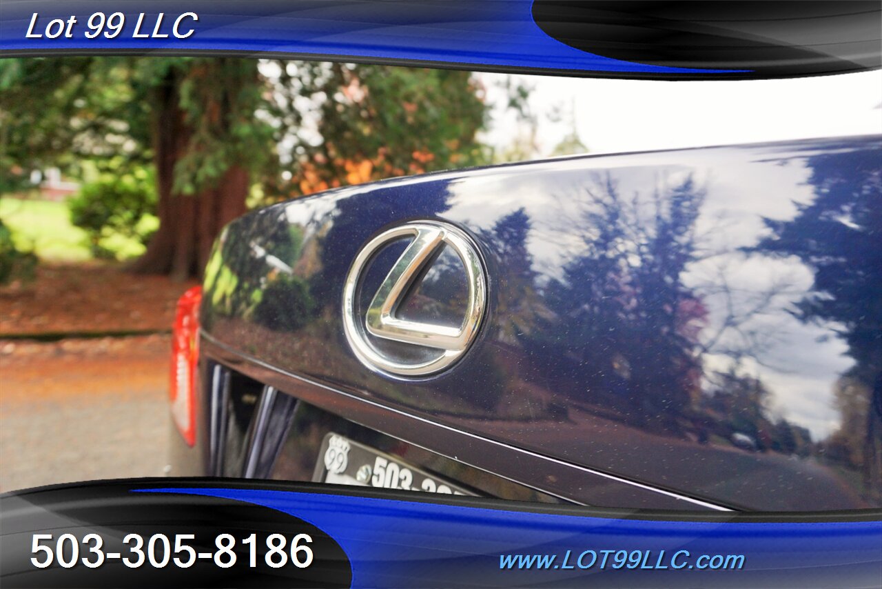 2009 Lexus IS 250 Sedan Only 110k Heated Leather Seats Moon Roof   - Photo 30 - Milwaukie, OR 97267