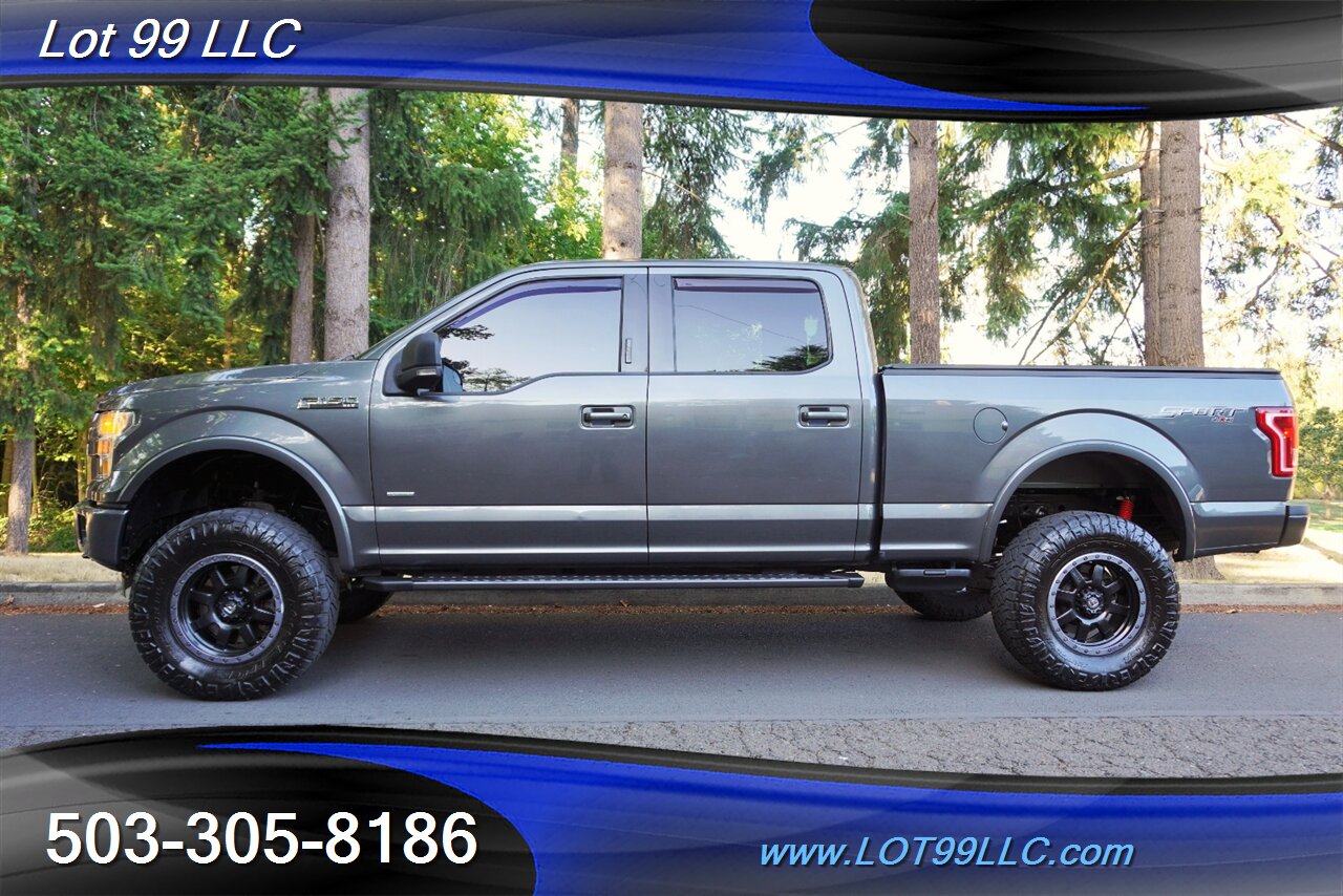 2015 Ford F-150 XLT 4X4 Crew Cab V6 3.5L Auto Heated Seats LIFTED  20 Wheels Newer Tires - Photo 1 - Milwaukie, OR 97267