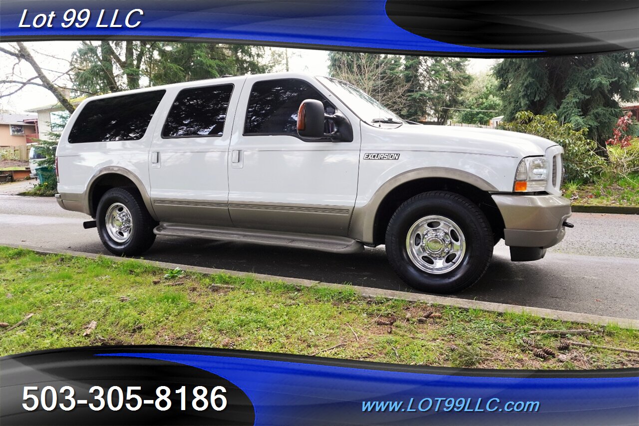 2004 Ford Excursion Eddie Bauer POWER STORKE BULLETPROOF 3 ROW Seating  Heated Leather Premium Wheels Newer Tires 1 OWNER - Photo 7 - Milwaukie, OR 97267