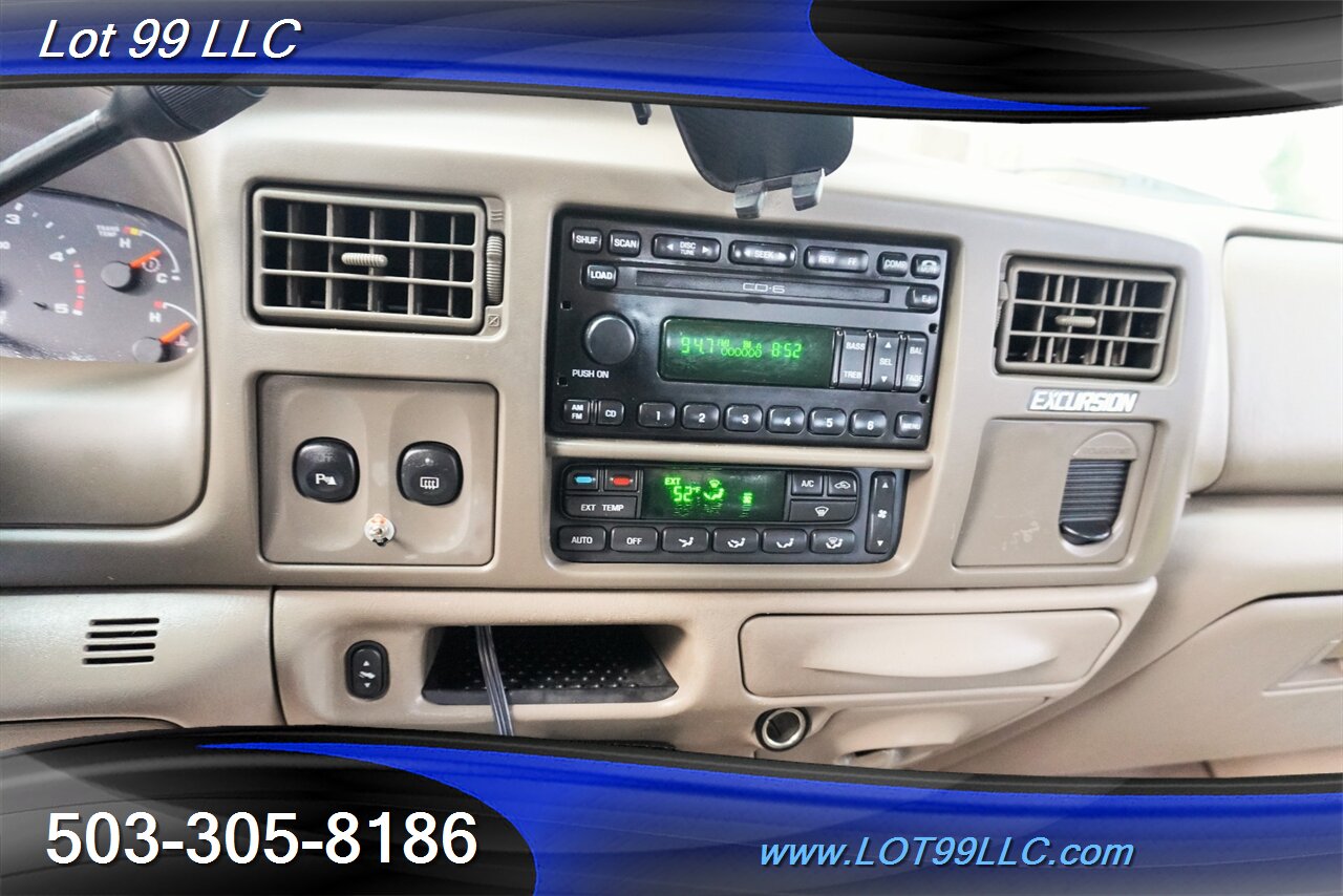2004 Ford Excursion Eddie Bauer POWER STORKE BULLETPROOF 3 ROW Seating  Heated Leather Premium Wheels Newer Tires 1 OWNER - Photo 22 - Milwaukie, OR 97267