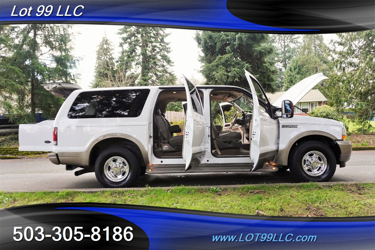 2004 Ford Excursion Eddie Bauer POWER STORKE BULLETPROOF 3 ROW Seating  Heated Leather Premium Wheels Newer Tires 1 OWNER - Photo 28 - Milwaukie, OR 97267