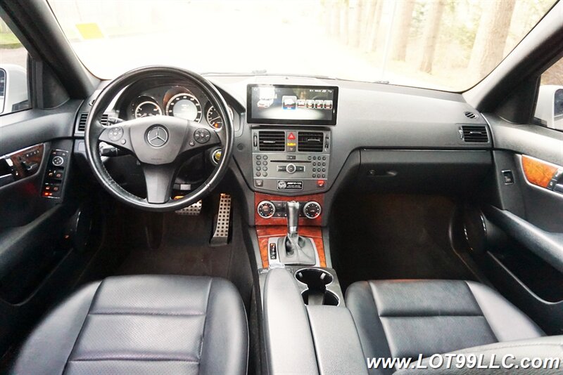 2010 Mercedes-Benz C 300 Sport 4MATIC White Black Leather Moon  