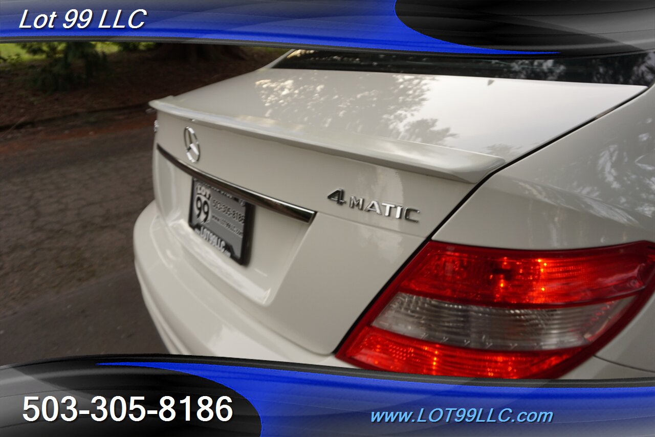 2010 Mercedes-Benz C 300 Sport 4MATIC White Black Leather Moon   - Photo 32 - Milwaukie, OR 97267