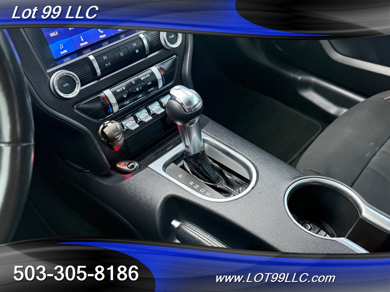 2020 Ford Mustang EcoBoost 71k Miles Auto Pink Wrap over White  30MPG 1-Owner Clean Title and CARFAX - Photo 43 - Milwaukie, OR 97267