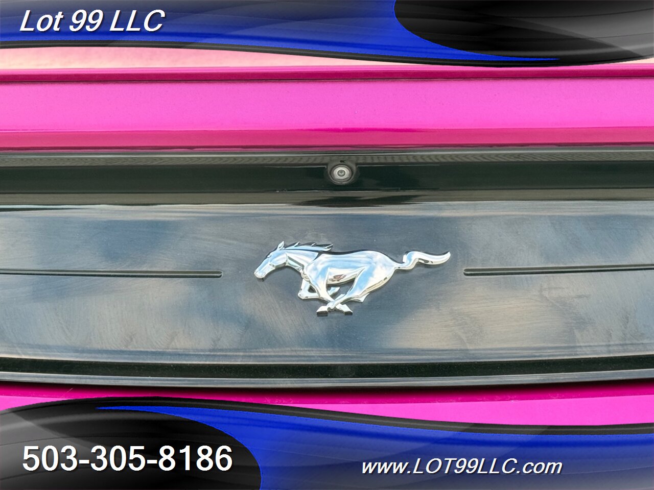 2020 Ford Mustang EcoBoost 71k Miles Auto Pink Wrap over White  30MPG 1-Owner Clean Title and CARFAX - Photo 60 - Milwaukie, OR 97267