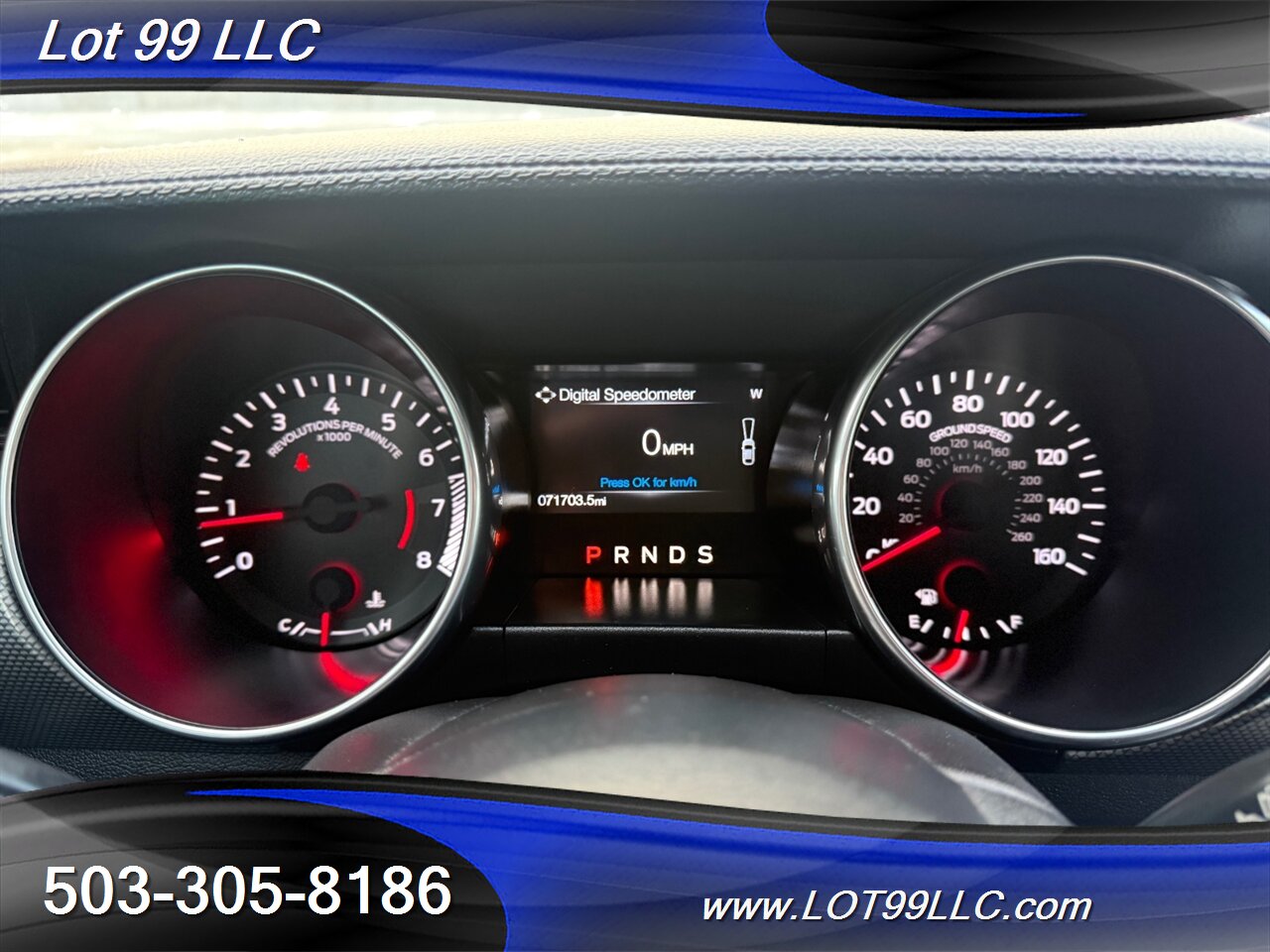 2020 Ford Mustang EcoBoost 71k Miles Auto Pink Wrap over White  30MPG 1-Owner Clean Title and CARFAX - Photo 10 - Milwaukie, OR 97267