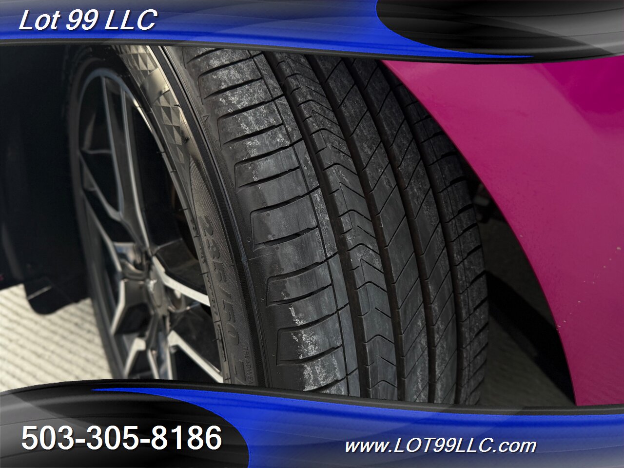 2020 Ford Mustang EcoBoost 71k Miles Auto Pink Wrap over White  30MPG 1-Owner Clean Title and CARFAX - Photo 65 - Milwaukie, OR 97267