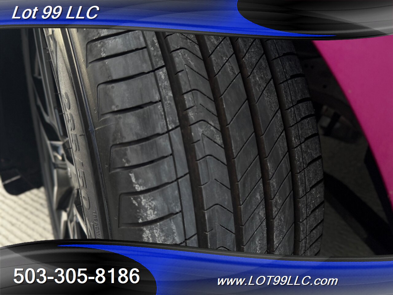 2020 Ford Mustang EcoBoost 71k Miles Auto Pink Wrap over White  30MPG 1-Owner Clean Title and CARFAX - Photo 24 - Milwaukie, OR 97267