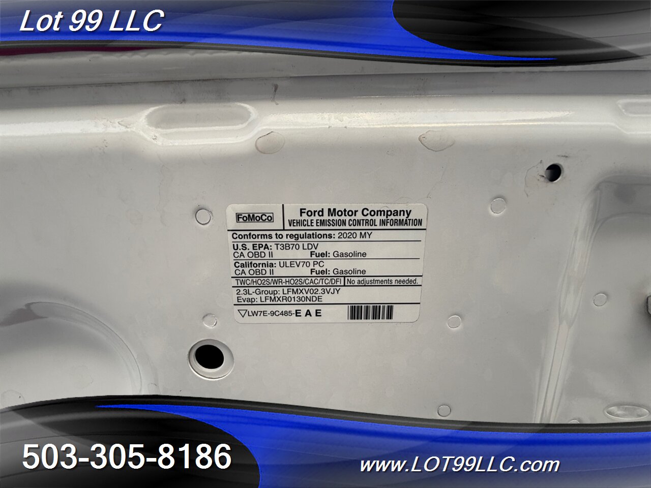 2020 Ford Mustang EcoBoost 71k Miles Auto Pink Wrap over White  30MPG 1-Owner Clean Title and CARFAX - Photo 49 - Milwaukie, OR 97267