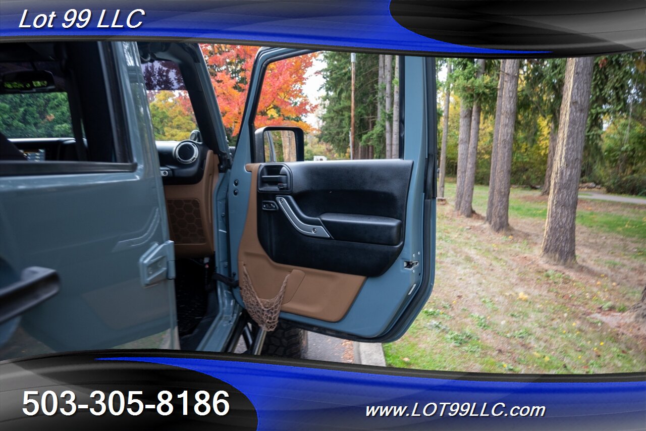 2014 Jeep Wrangler Unlimited Rubicon 4x4 Slant Back Hard Top  New 37 " Tires Winch Lifted Bumpers - Photo 40 - Milwaukie, OR 97267