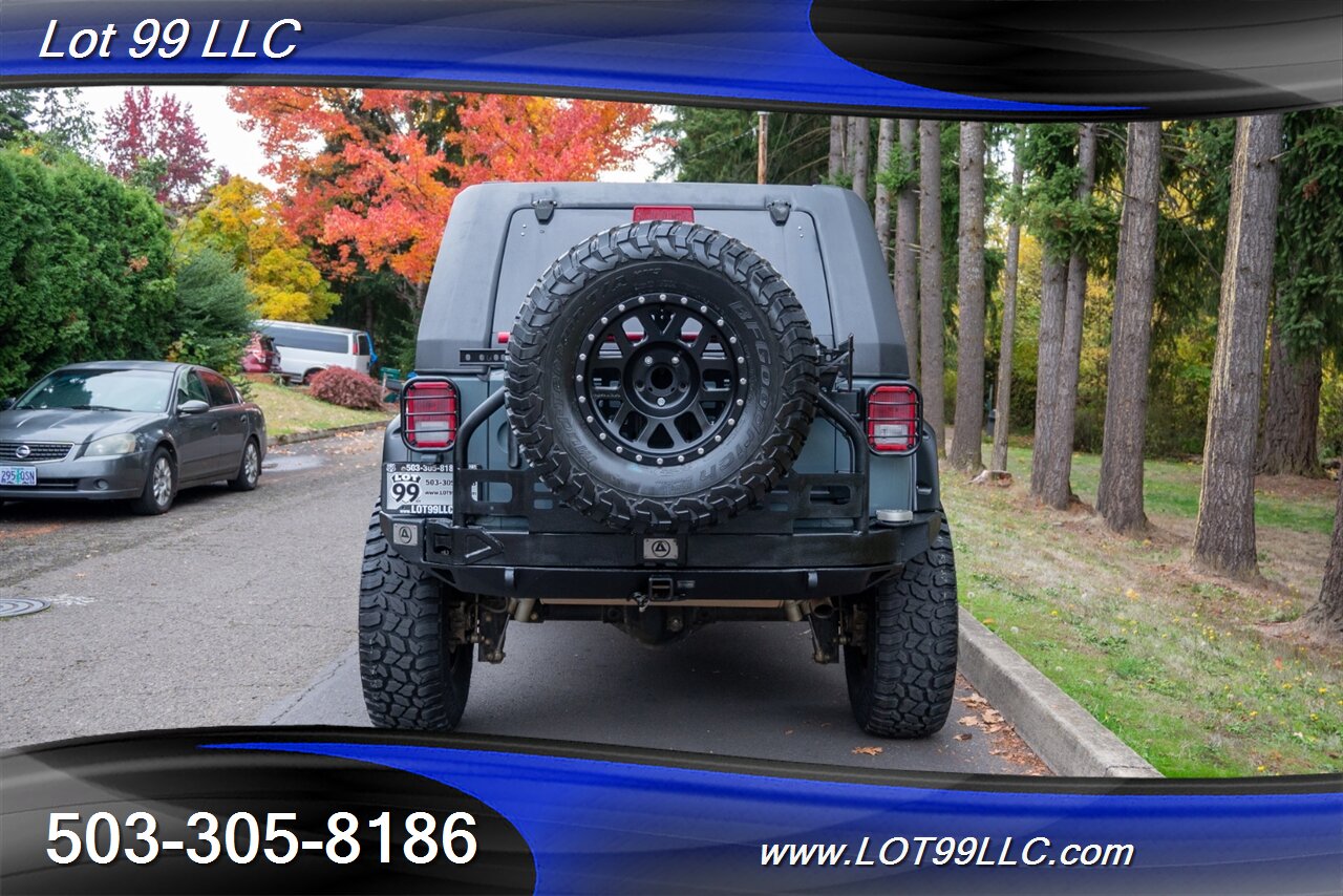 2014 Jeep Wrangler Unlimited Rubicon 4x4 Slant Back Hard Top  New 37 " Tires Winch Lifted Bumpers - Photo 8 - Milwaukie, OR 97267
