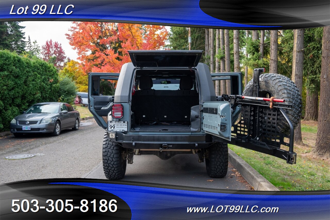 2014 Jeep Wrangler Unlimited Rubicon 4x4 Slant Back Hard Top  New 37 " Tires Winch Lifted Bumpers - Photo 16 - Milwaukie, OR 97267