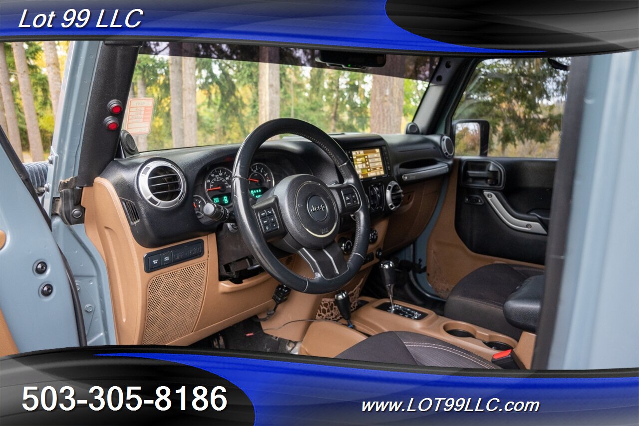 2014 Jeep Wrangler Unlimited Rubicon 4x4 Slant Back Hard Top  New 37 " Tires Winch Lifted Bumpers - Photo 26 - Milwaukie, OR 97267