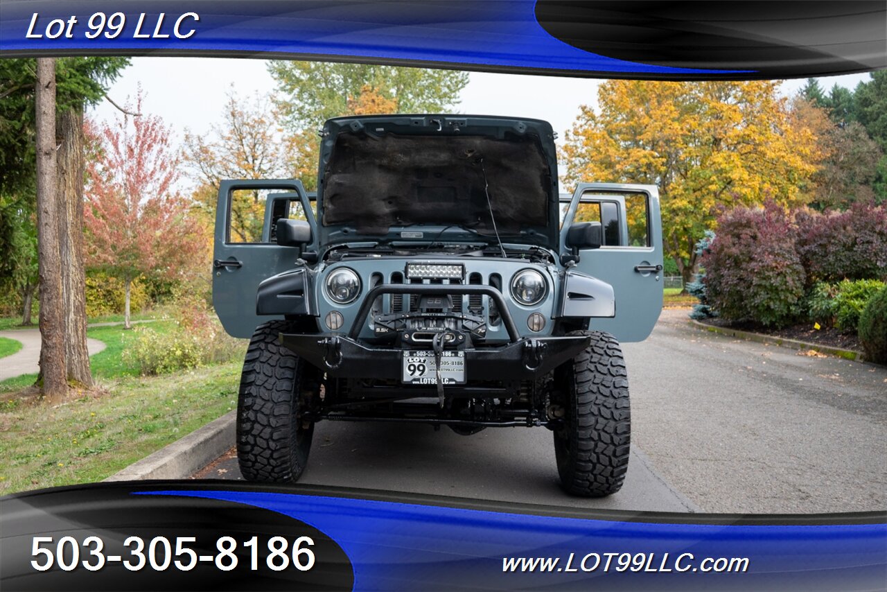 2014 Jeep Wrangler Unlimited Rubicon 4x4 Slant Back Hard Top  New 37 " Tires Winch Lifted Bumpers - Photo 48 - Milwaukie, OR 97267