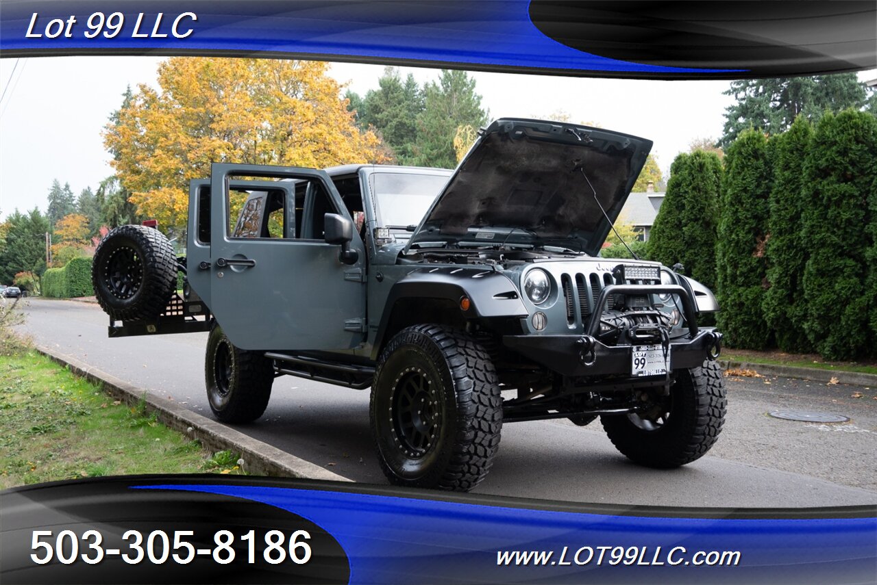 2014 Jeep Wrangler Unlimited Rubicon 4x4 Slant Back Hard Top  New 37 " Tires Winch Lifted Bumpers - Photo 51 - Milwaukie, OR 97267