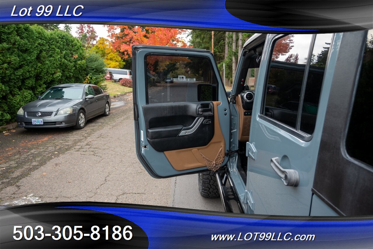 2014 Jeep Wrangler Unlimited Rubicon 4x4 Slant Back Hard Top  New 37 " Tires Winch Lifted Bumpers - Photo 25 - Milwaukie, OR 97267
