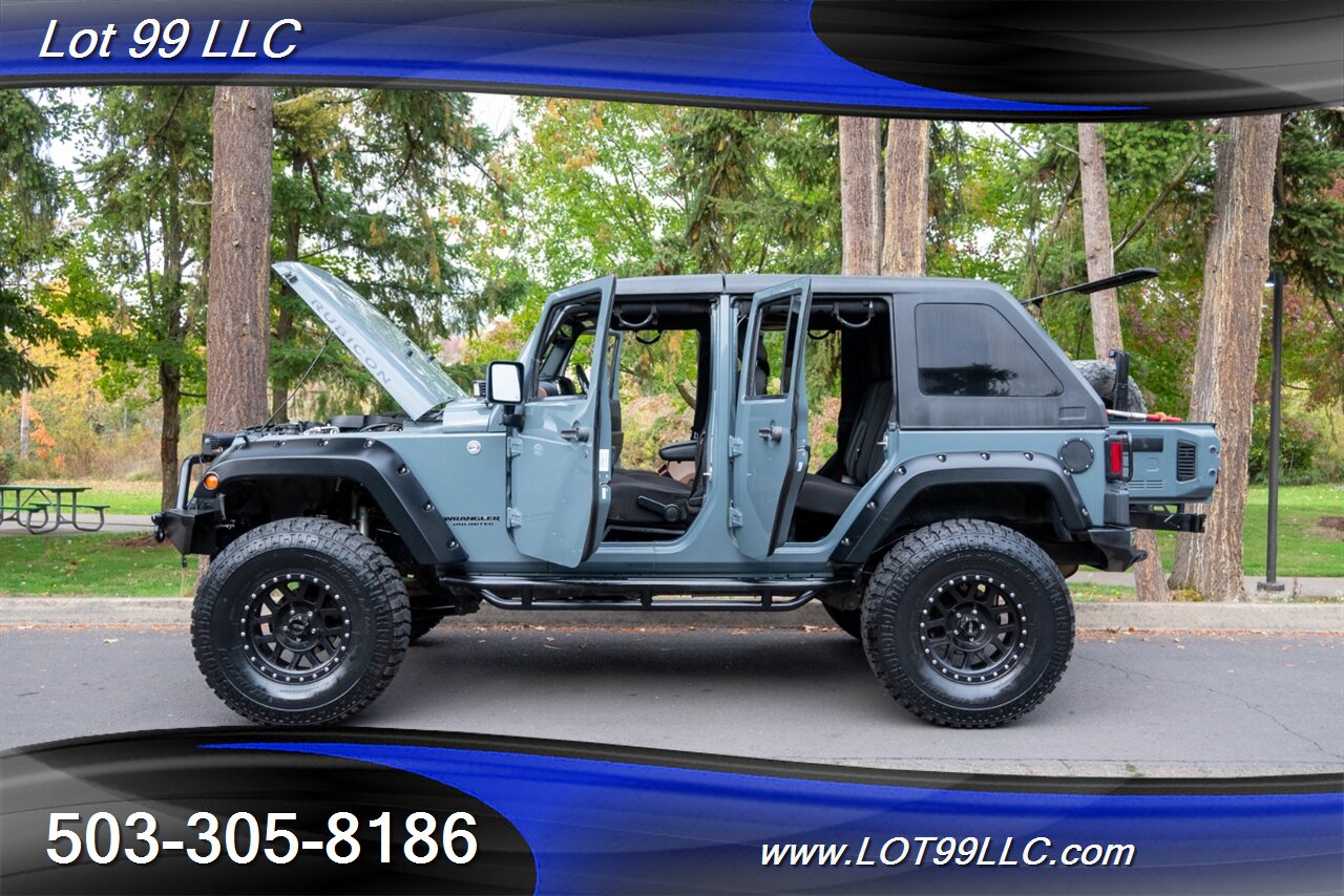 2014 Jeep Wrangler Unlimited Rubicon 4x4 Slant Back Hard Top  New 37 " Tires Winch Lifted Bumpers - Photo 46 - Milwaukie, OR 97267