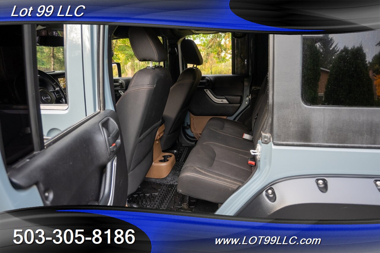 2014 Jeep Wrangler Unlimited Rubicon 4x4 Slant Back Hard Top  New 37 " Tires Winch Lifted Bumpers - Photo 38 - Milwaukie, OR 97267