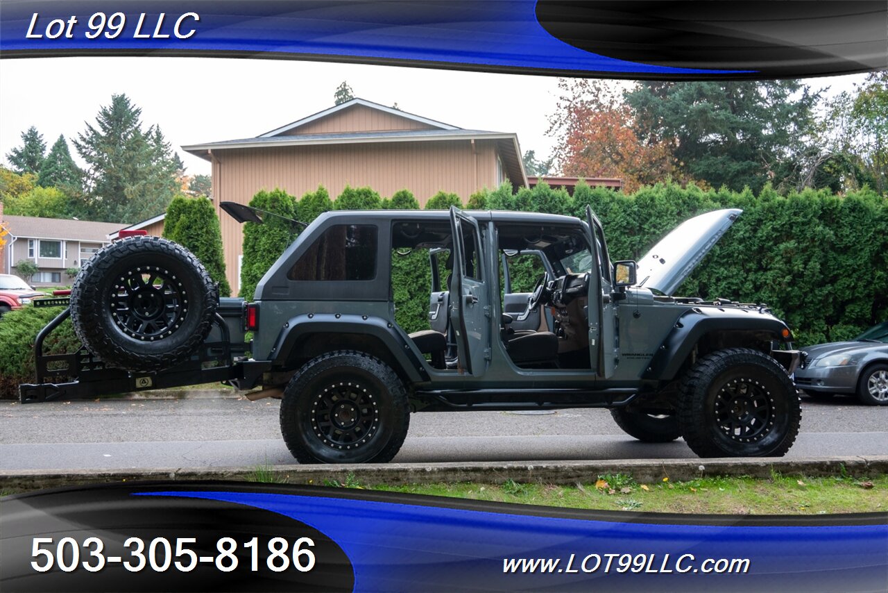 2014 Jeep Wrangler Unlimited Rubicon 4x4 Slant Back Hard Top  New 37 " Tires Winch Lifted Bumpers - Photo 53 - Milwaukie, OR 97267