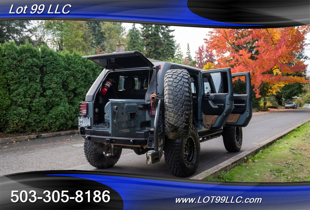 2014 Jeep Wrangler Unlimited Rubicon 4x4 Slant Back Hard Top  New 37 " Tires Winch Lifted Bumpers - Photo 54 - Milwaukie, OR 97267